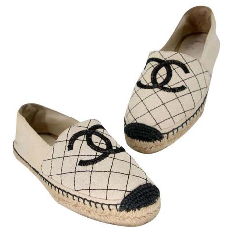 chanel espadrilles quilted|authentic Chanel espadrilles for sale.